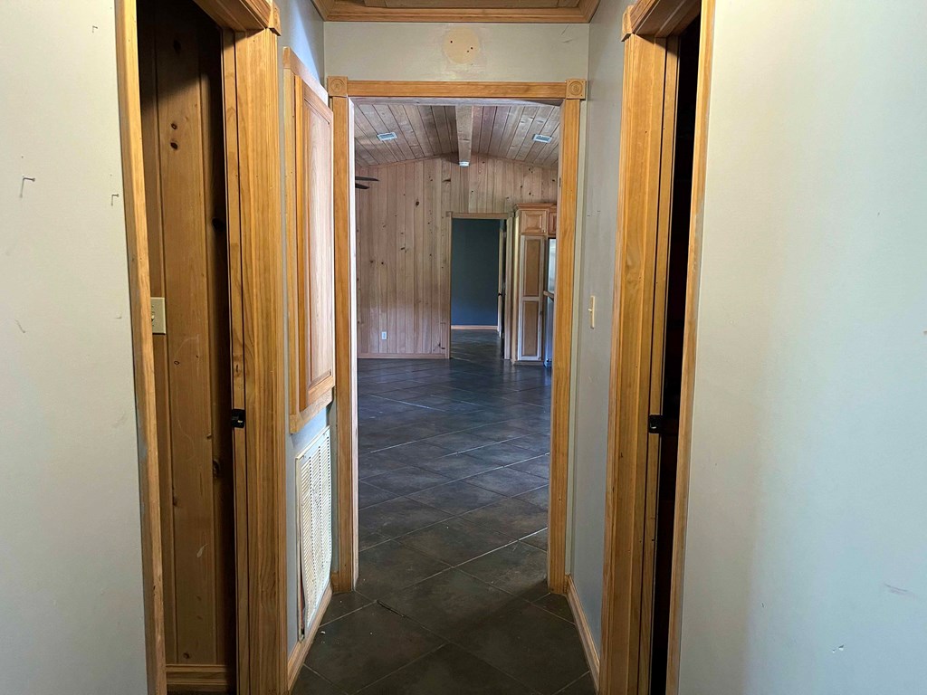 Hallway looking into Great room